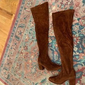 Thigh High Opening Ceremony Suede Boots